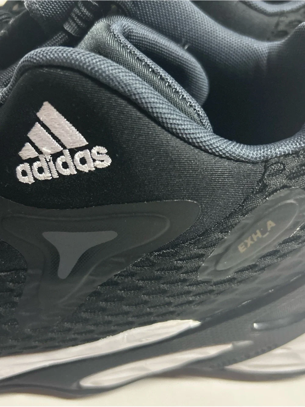 Adidas Mens Exhibit A Black Size 19